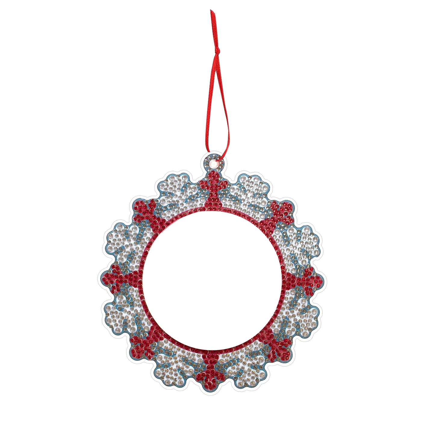 Diamond Painting Kersthangers fotolijst kerstdecoratie set 4 stuks - SDZ006