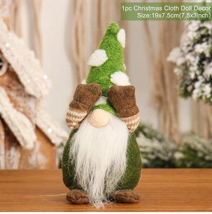 Kerst pop decoratie sfeervolle Scandinavische kerstversiering voor thuis