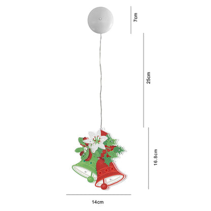 Diamond Painting Lamp Kerst LED Licht met Steentjes – Kleurrijke Verlichting voor Huisdecoratie