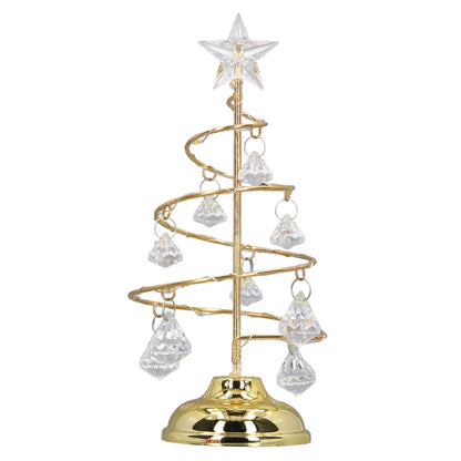 Kerst lamp kristallen kerstboom met LED verlichting voor sfeervolle decoratie