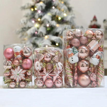 Kerstballen set 20 of 29-delig met zuurstokken, dennenappels en ornamenten