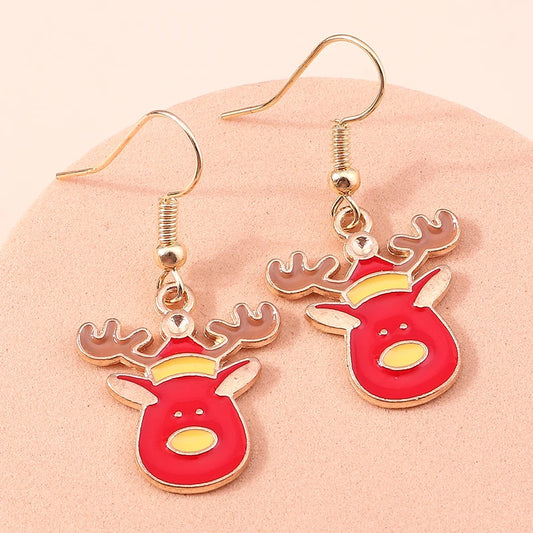Kerst Oorbellen – Feestelijke oorbellen met Kerst design voor Dames - 030