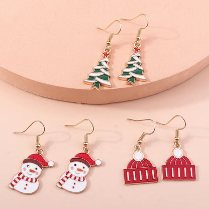 Kerst Oorbellen – Feestelijke oorbellen met Kerst design voor Dames - 002
