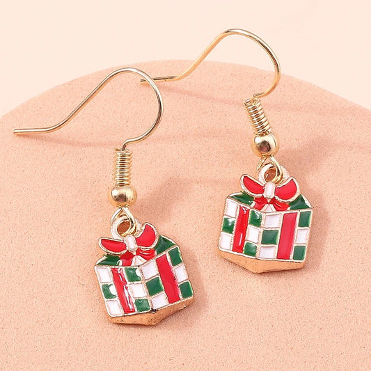 Kerst Oorbellen – Feestelijke oorbellen met Kerst design voor Dames - 028