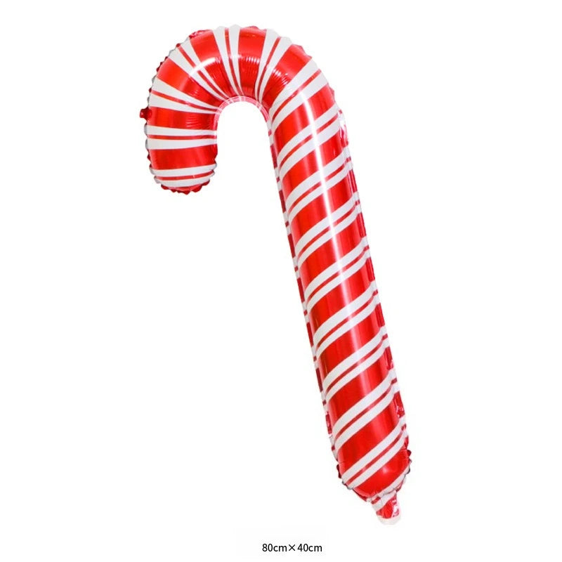 Opblaasbare kerstballonnen set met rendier, sneeuwpop en kerstboom