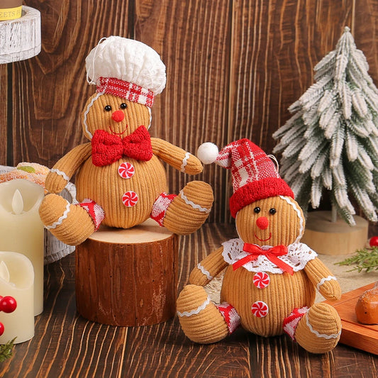 Kerst pop Gingerbread Man kerstboom hanger decoratie 2024