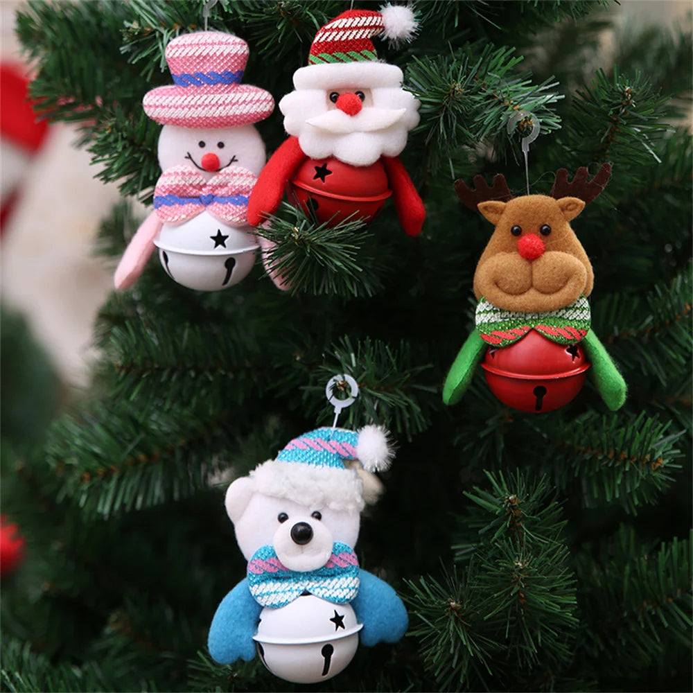 Kerstbel pop hanger – sfeervolle kerstboomversiering met bel