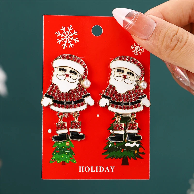 Kerst oorbellen met speelse belletjes en fonkelende details – diverse varianten