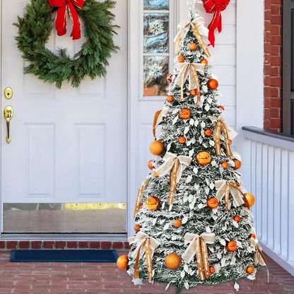 Opvouwbare Kerstboom 150cm – Incl. Decoraties, Snel & Makkelijk Op te Zetten