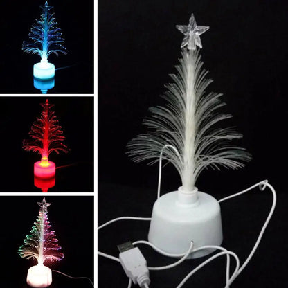 Kerst lamp mini LED kerstboom met kleurverandering en USB aansluiting