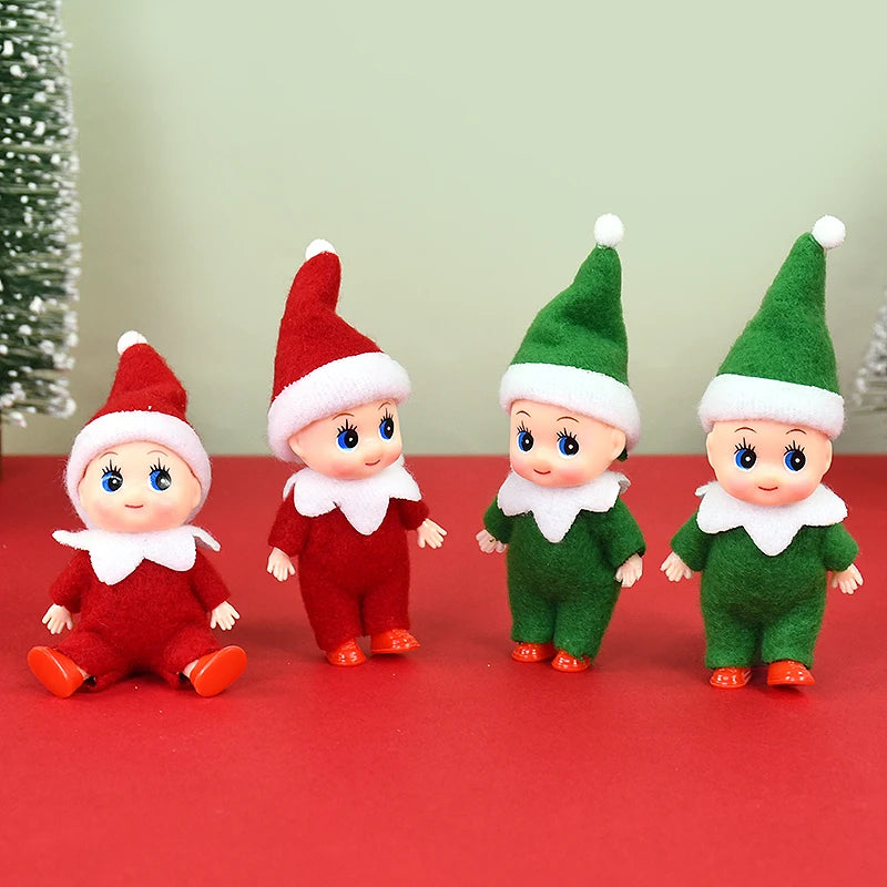 Kerst pop elf mini peuter jongen en meisje schattige cadeaus