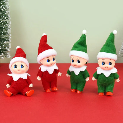 Kerst pop elf mini peuter jongen en meisje schattige cadeaus