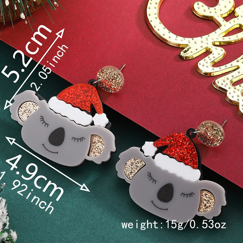 Kerst oorbellen met speelse belletjes en fonkelende details – diverse varianten