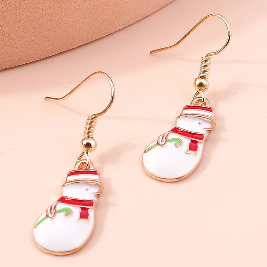 Kerst Oorbellen – Feestelijke oorbellen met Kerst design voor Dames - 021