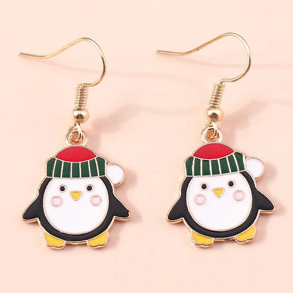 Kerst oorbellen kleurrijke hangers voor dames en meisjes