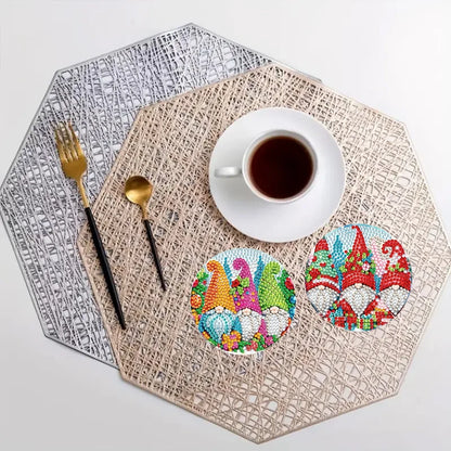 Diamond Painting Onderzetters Kerst Collectie Set Zonder Houder