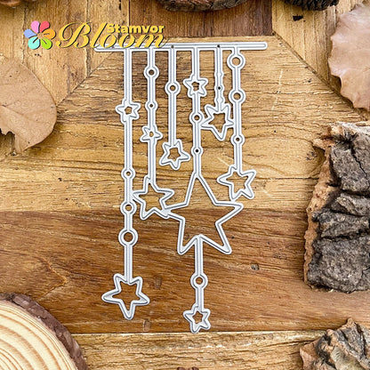 Snijmal Lovely Stars Rand voor Scrapbooking en Kaartdecoratie