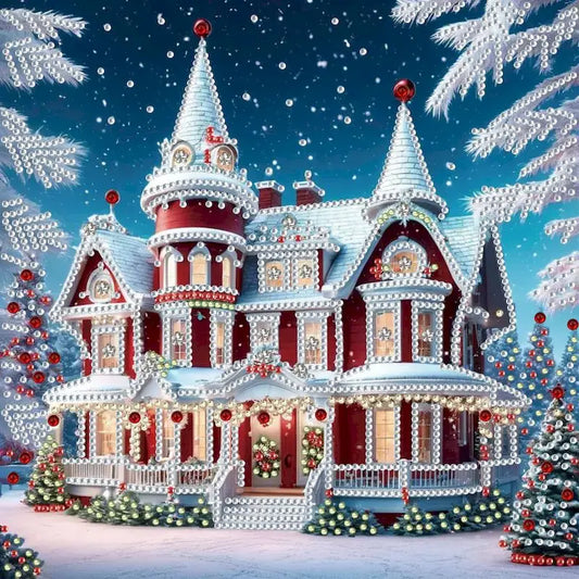 Diamond Painting Special met Speciaal Gevormde Steentjes – Canvas 30x30cm - 004