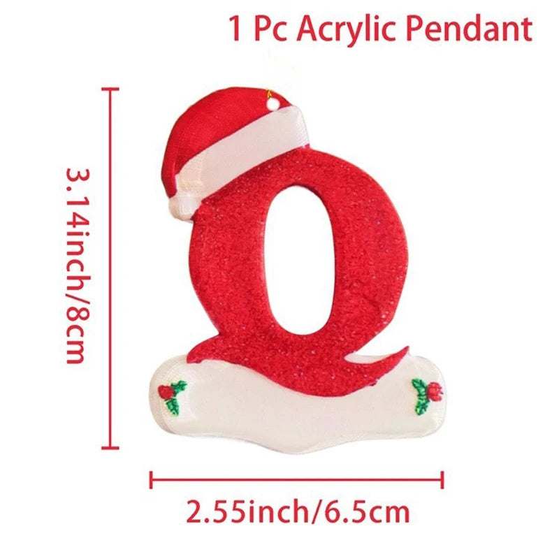 Kersthanger acryl letter decoratie Merry Christmas voor kerstboom