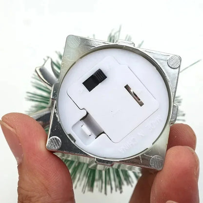 Kerst lamp kleurrijke mini kerstboom met LED kaarslicht voor sfeervolle decoratie