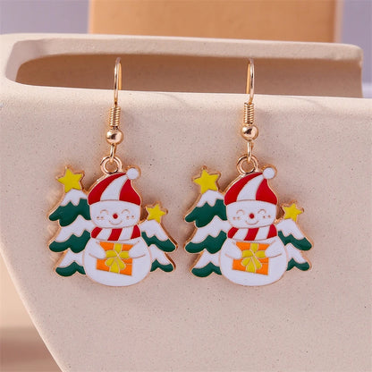Kerst Oorbellen – Feestelijke oorbellen met Kerst design voor Dames - 006