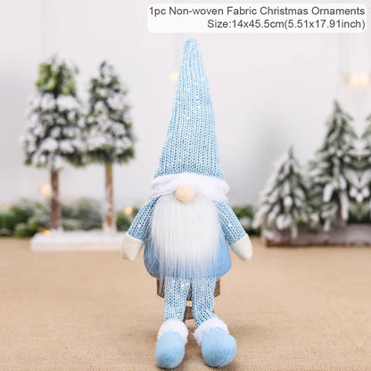 Kerst pop met muts – vrolijke Scandinavische kerstdecoratie voor thuis