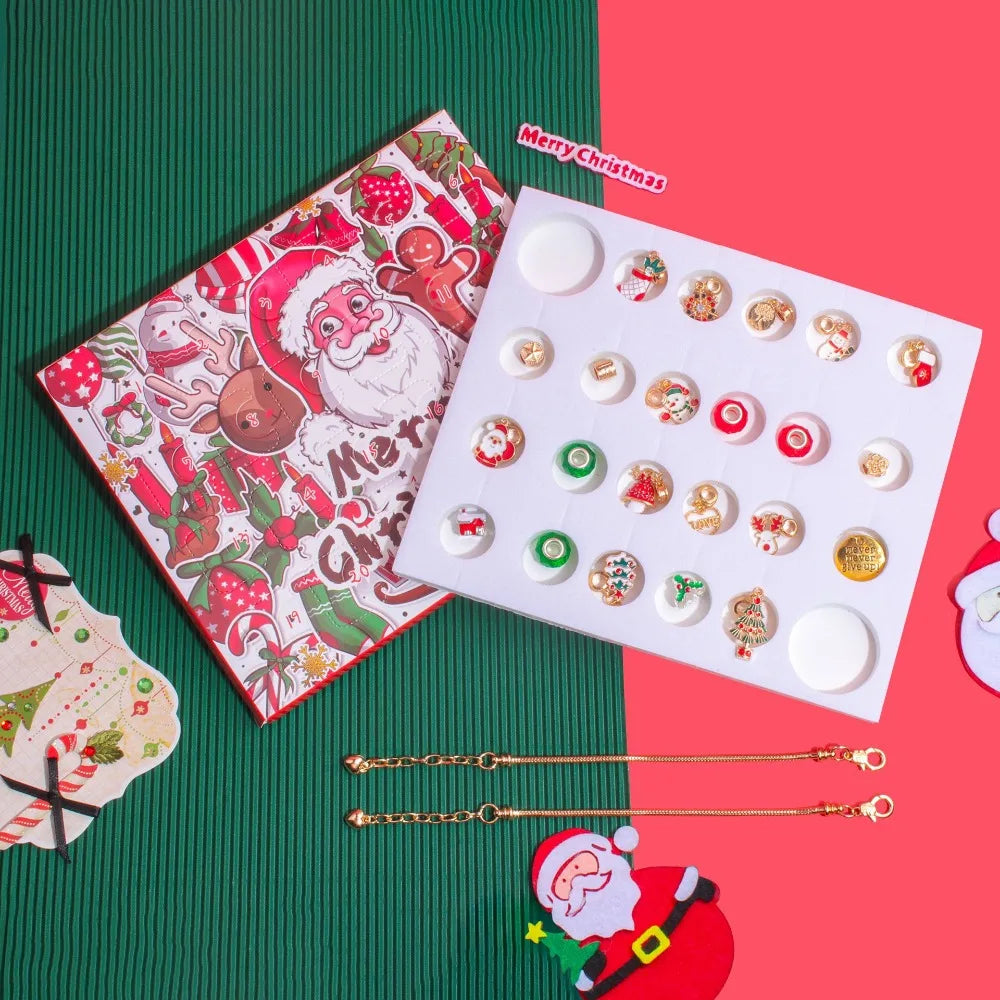 Advent kalender met 24 verrassingen – Armband en sieraden cadeaubox