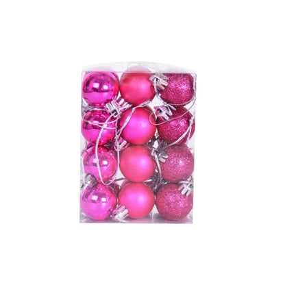 Kerstballen set 24 stuks – Luxe kerstboomversiering in rood en goud