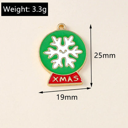 Kersthanger voor ketting of armband – set van 20 vrolijke kerstbedels