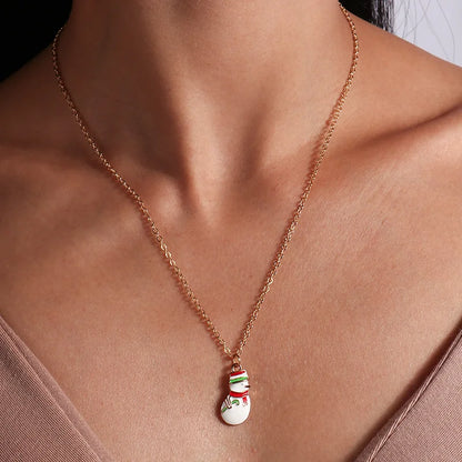 Kerst Ketting met Rendier, Belletjes en Kerstboom Hanger – Feestelijke Sieraden voor Dames