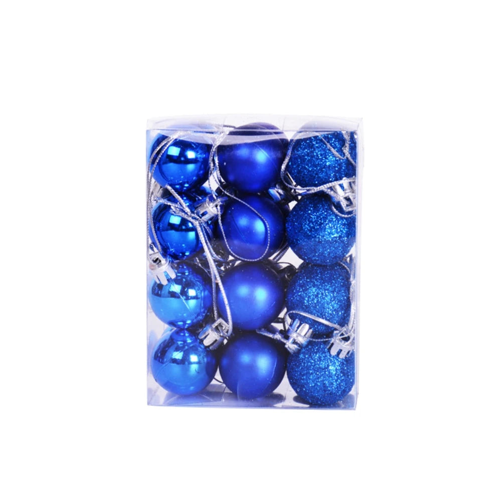 Kerstballen set 24 stuks – Luxe kerstboomversiering in rood en goud