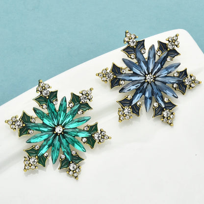 Broche Kerst | Stralende Sneeuwvlok Speld voor Feestdagen en Winterstijl