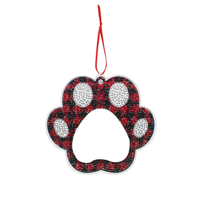 Diamond Painting Kersthangers fotolijst kerstdecoratie set 4 stuks - SDZ005