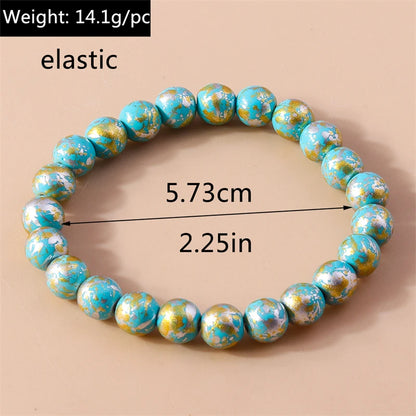 Kerst armband met kralen, rendier en kerstboom bedels voor dames