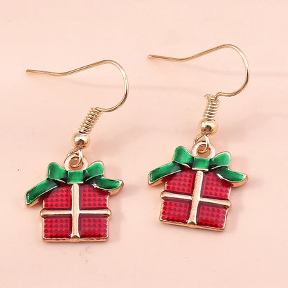 Kerst oorbellen kleurrijke hangers voor dames en meisjes