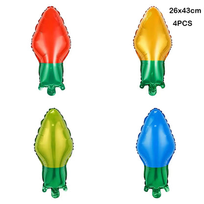 Opblaasbaar Kerst ornament snoepstok en ster decoratie in rood en groen