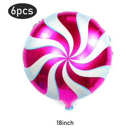 Opblaasbare kerst snoepstok en lolly folieballonnen set – feestdecoratie