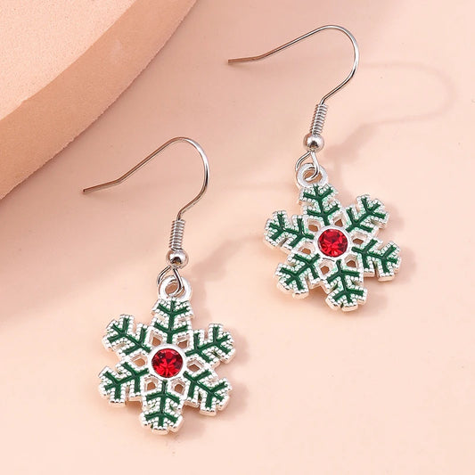Kerst Oorbellen – Feestelijke oorbellen met Kerst design voor Dames - 048