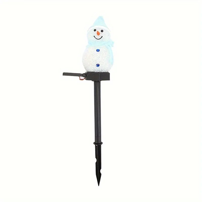 Solar Kerstverlichting Sneeuwpop – Tuinlamp op Zonne-energie IP44 Waterproof