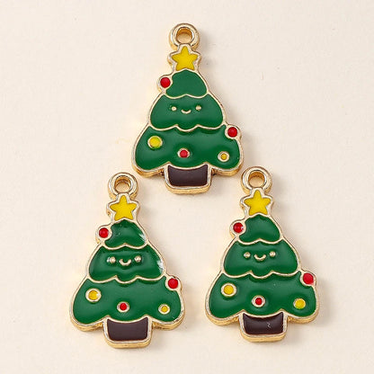 Kersthanger voor ketting of armband – set van 20 vrolijke kerstbedels