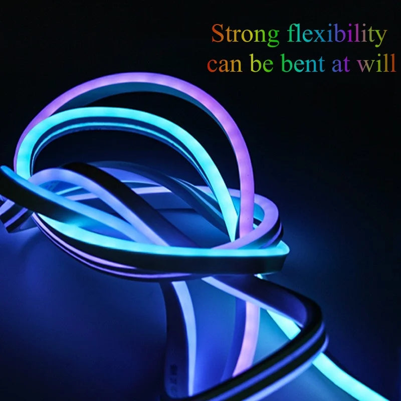Led strip neon touwverlichting RGB 5/10 meter waterdicht met afstandsbediening