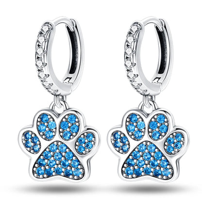 Kerst oorbellen 925 zilver sneeuwvlok met fonkelende zirkonia