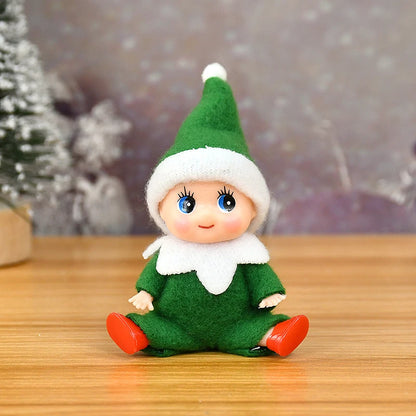 Kerst pop elf mini peuter jongen en meisje schattige cadeaus