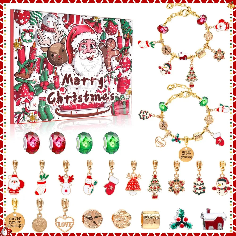 Advent kalender met 24 verrassingen – Armband en sieraden cadeaubox