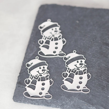 Kerst hangers sneeuwvlok rendier, bel, Kerstboom, Kerstman en meer – vele varianten - 3 stuks