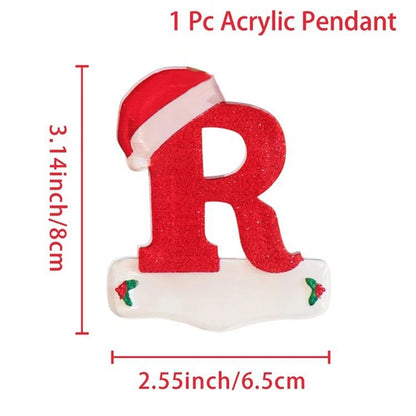 Kersthanger acryl letter decoratie Merry Christmas voor kerstboom