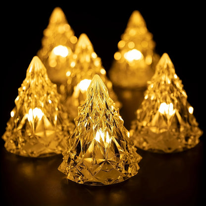 LED Kristallen Nachtlamp – Romantisch Kaarslicht voor Feest & Decoratie