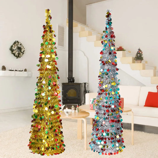 Opvouwbare Kerstboom Goud & Zilver – Luxe Decoratie – 6 Kleuren