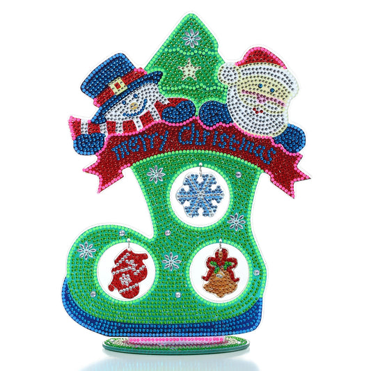Diamond Painting Tafelornament kerstdecoratie acryl verlichtend kunstwerk - DZ711