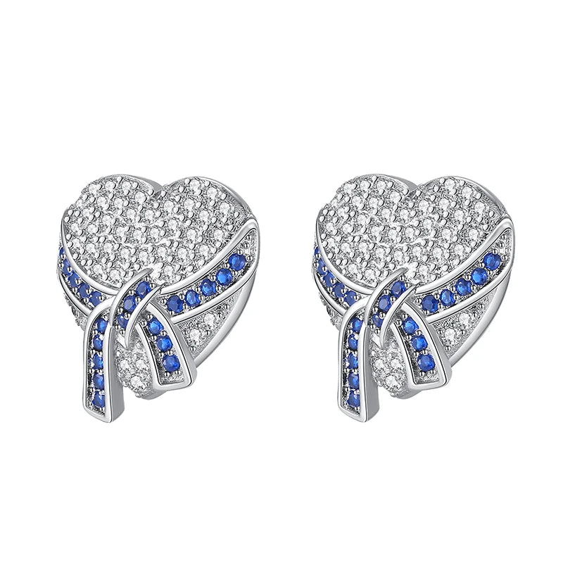 Kerst oorbellen 925 zilver sneeuwvlok met fonkelende zirkonia